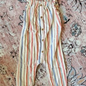 Carter's Multicolor Striped Jumpsuit